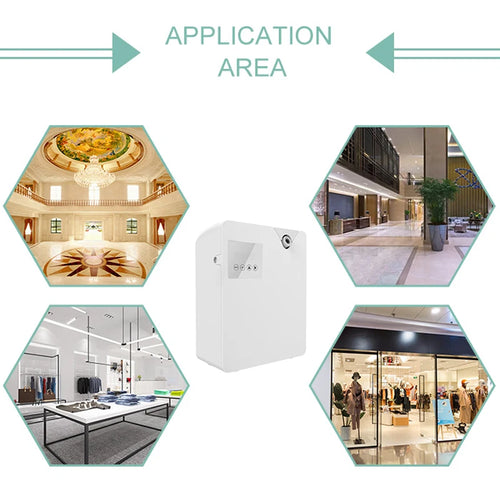 Difusor de aroma para el hogar, ambientador en espray, dispositivo de aromatización para hoteles, máquina inteligente de fragancia para habitaciones con control por aplicación