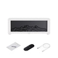 Humidificador de aire, difusor de aceites esenciales, humidificador de aroma con efecto de llama, difusor de fragancia para habitaciones y el hogar con luz nocturna, difusor de aromaterapia