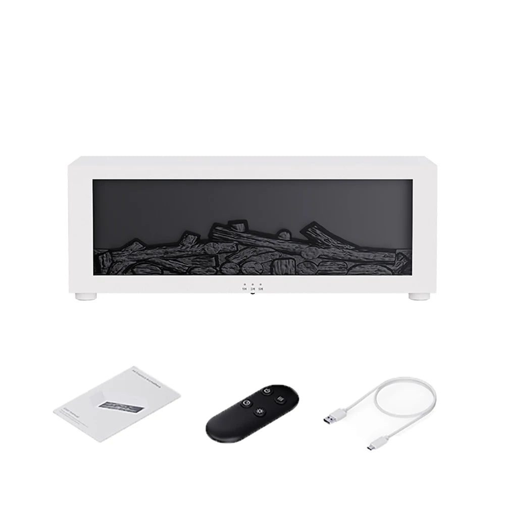 Humidificador de aire, difusor de aceites esenciales, humidificador de aroma con efecto de llama, difusor de fragancia para habitaciones y el hogar con luz nocturna, difusor de aromaterapia