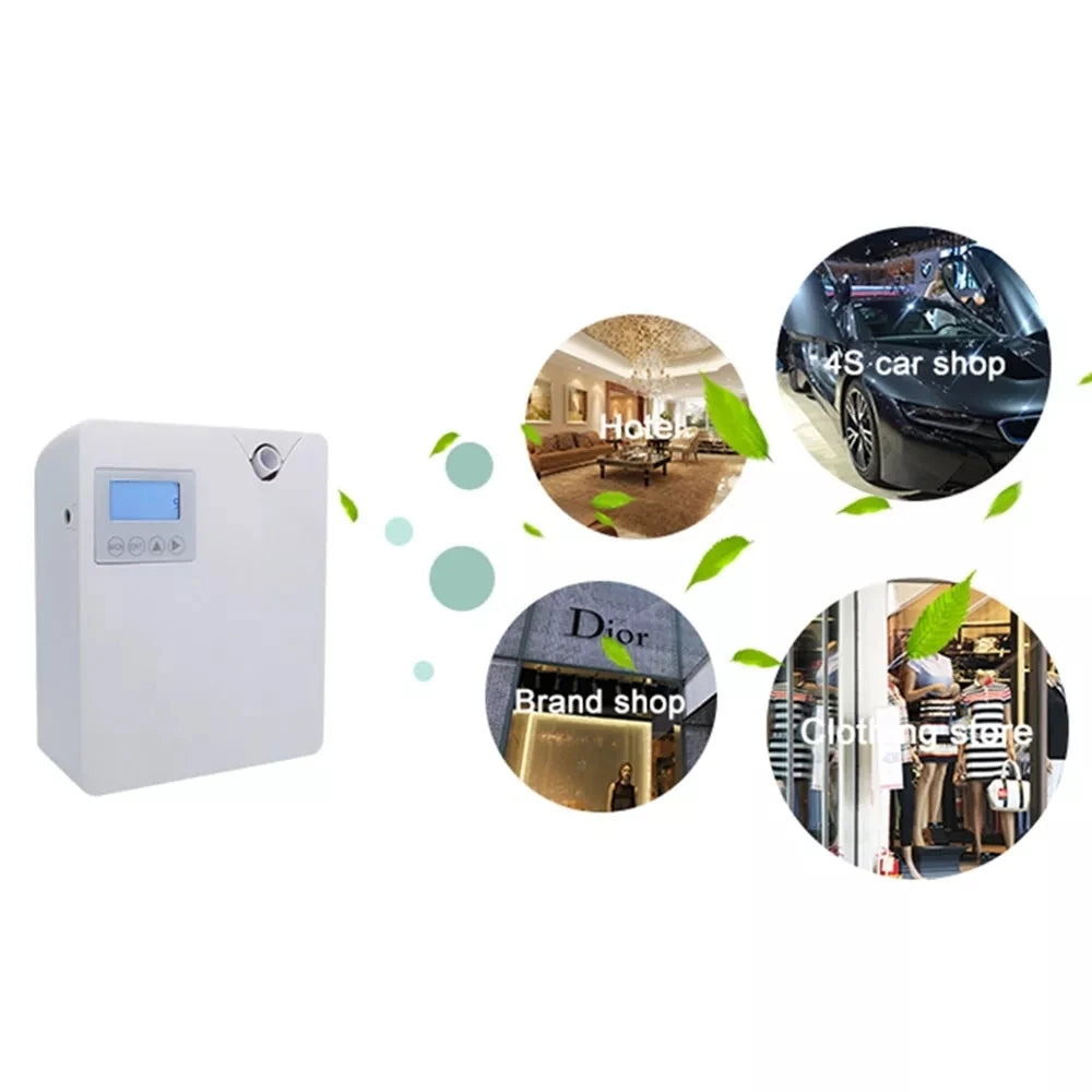 Difusor de aroma para el hogar, ambientador en espray, dispositivo de aromatización para hoteles, máquina inteligente de fragancia para habitaciones con control por aplicación